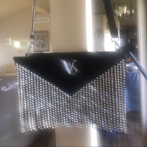 Victoria’s Secret Black Rhinestone Cross Body